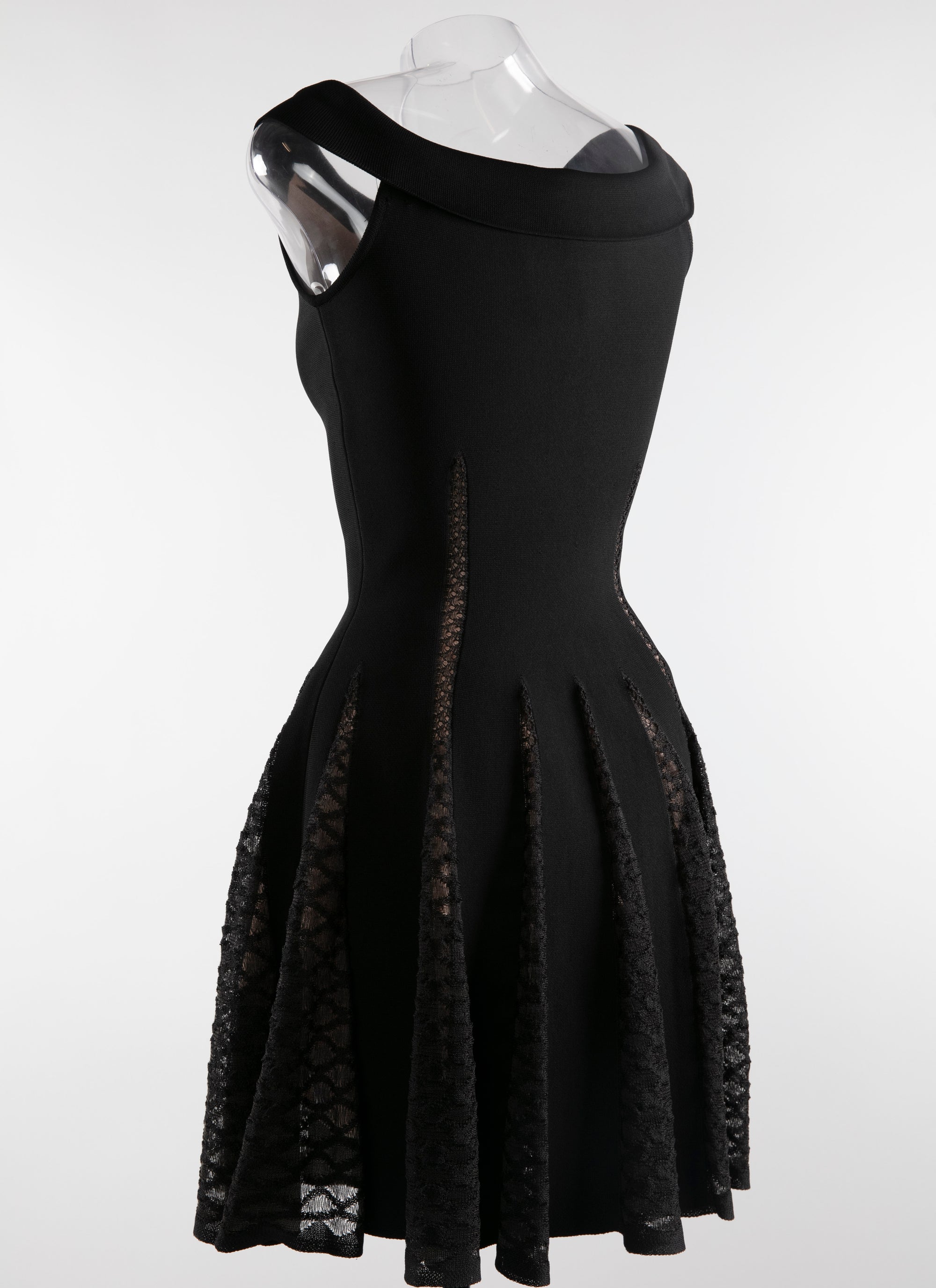 Robe courte sans manches - Noir