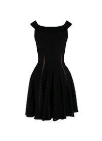 Robe courte sans manches - Noir