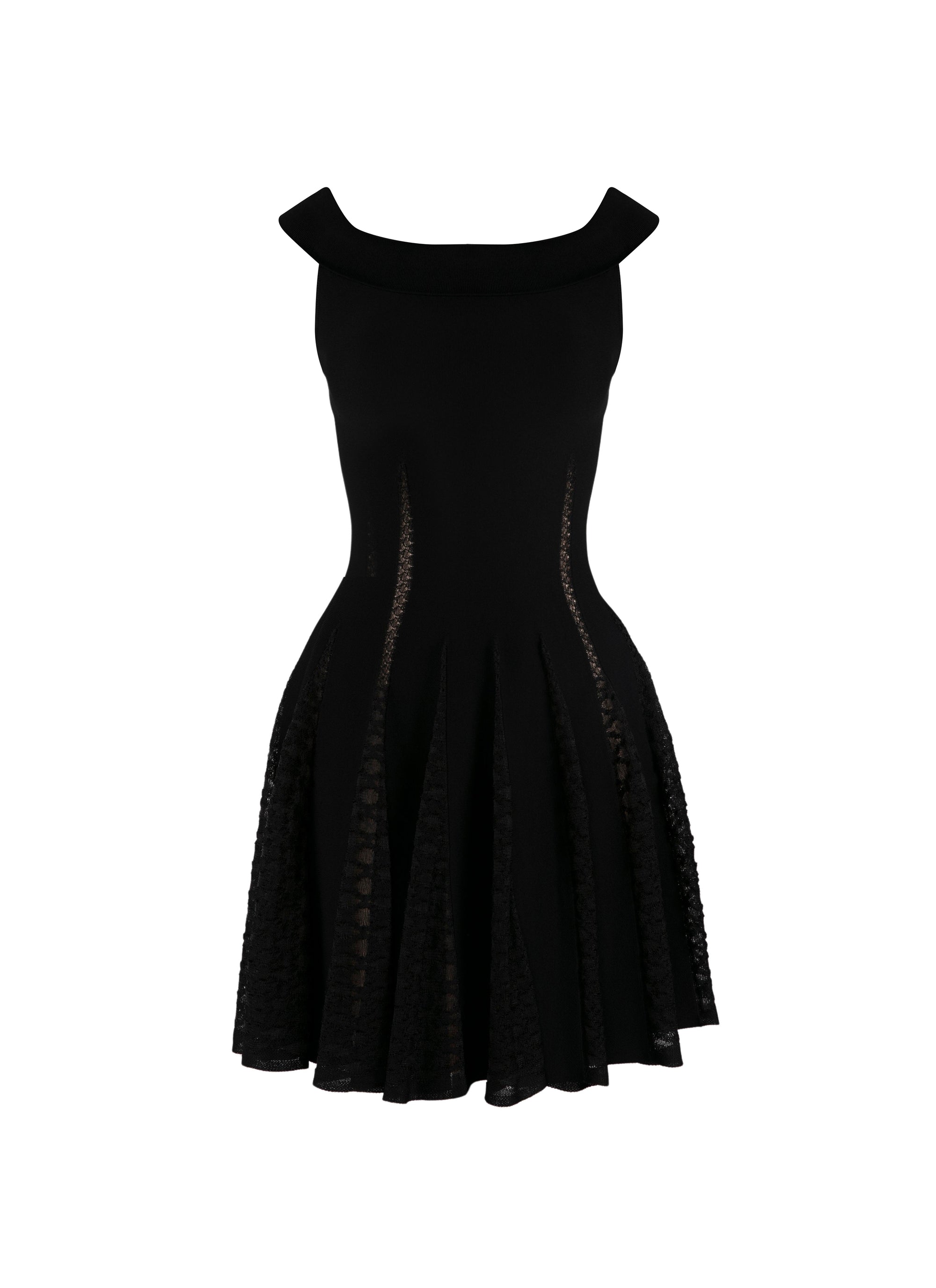 Robe courte sans manches - Noir