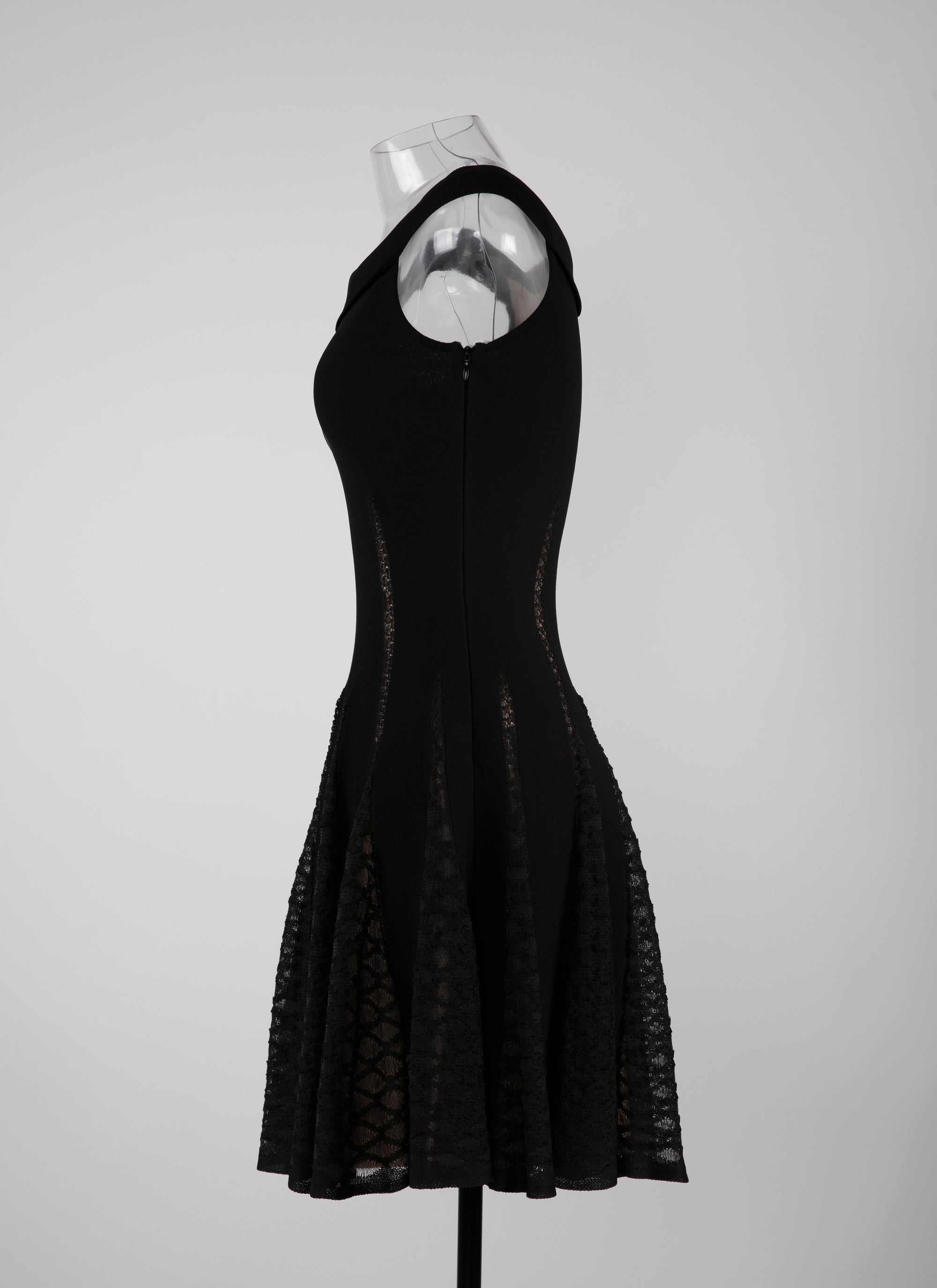 Robe courte sans manches - Noir