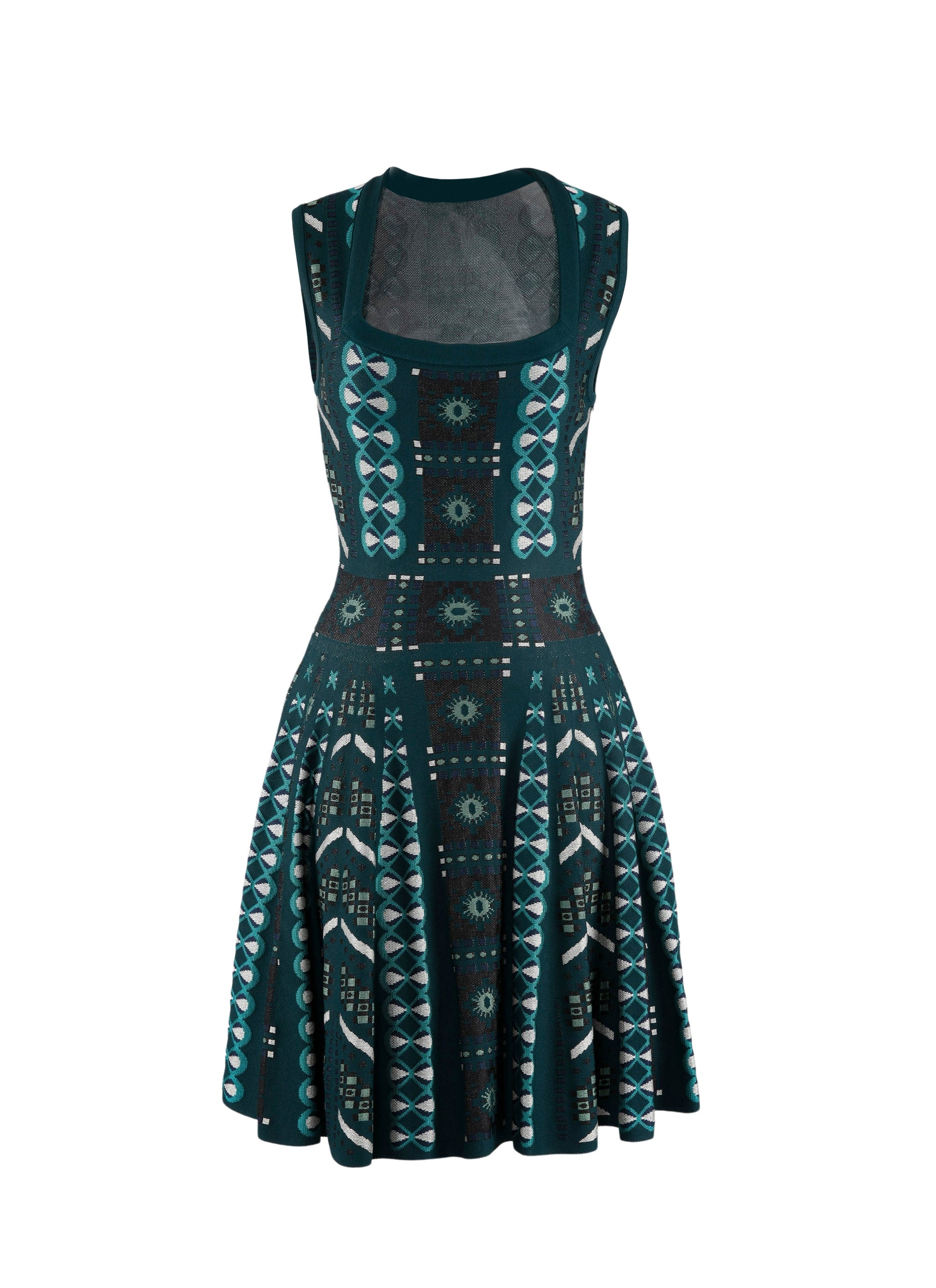 Robe courte sans manches - Petrole & Bleu