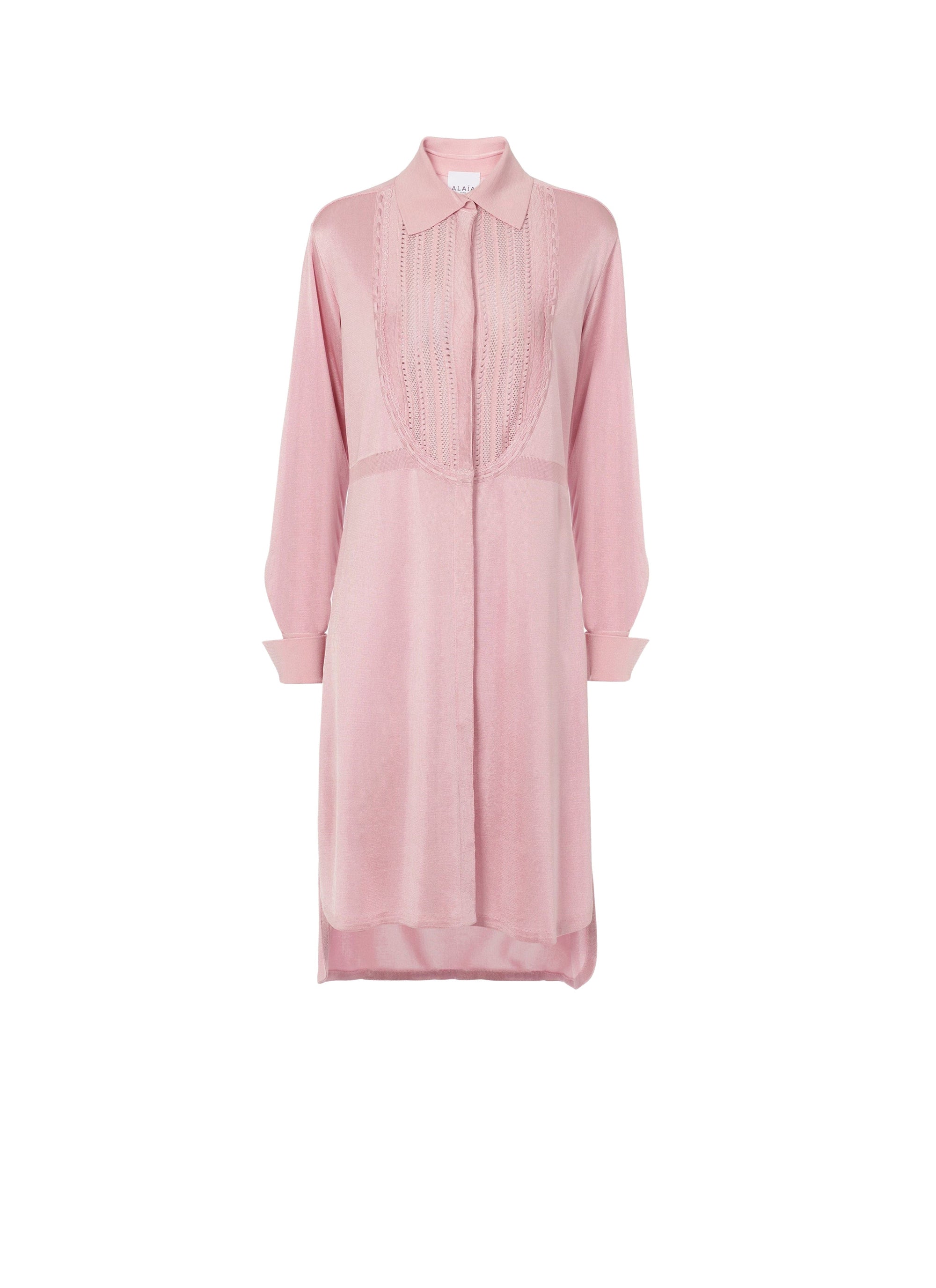 Robe jabot - Rose