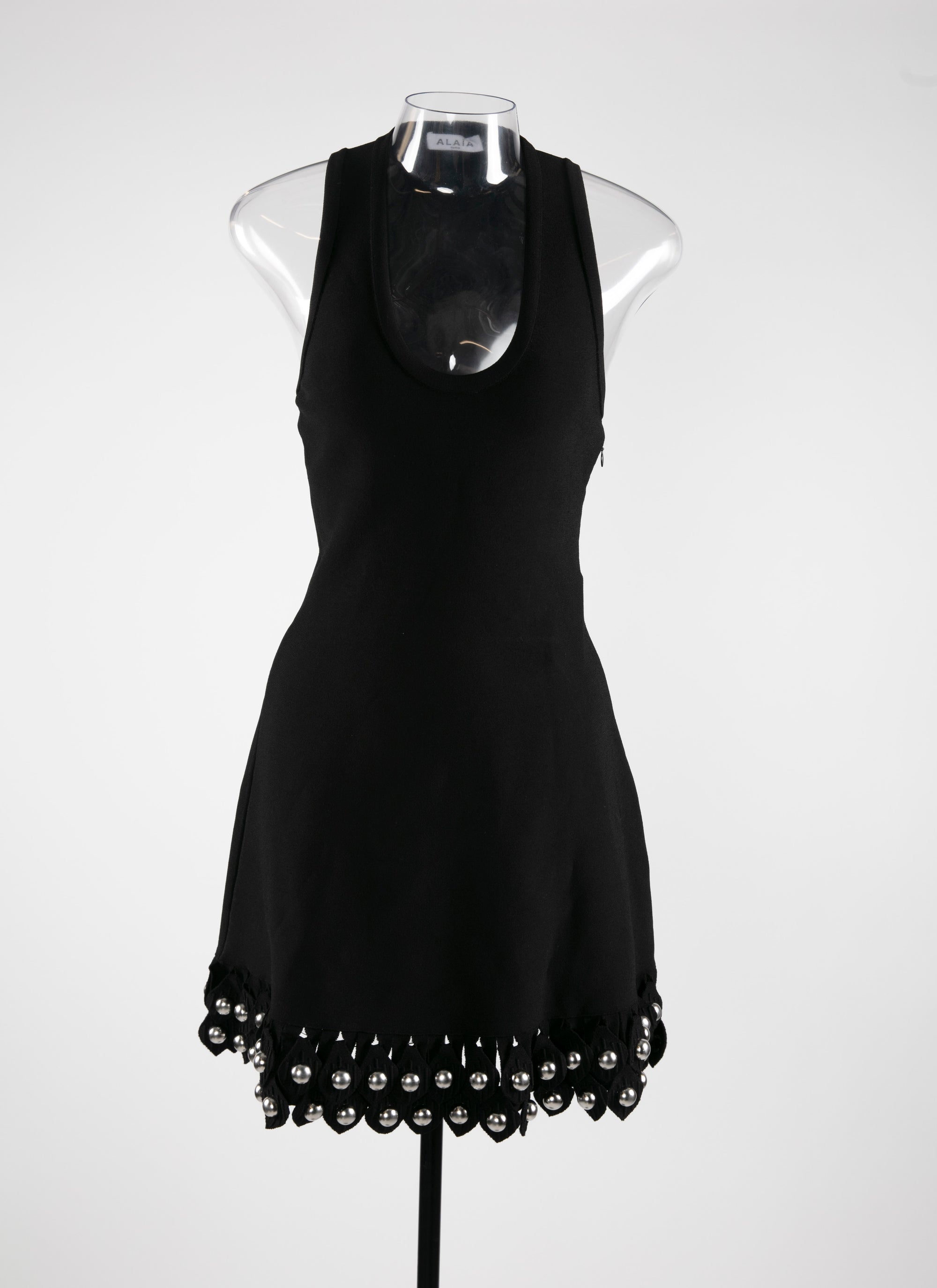 Robe échancrée - Noir Alaia