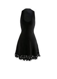 Robe échancrée - Noir Alaia