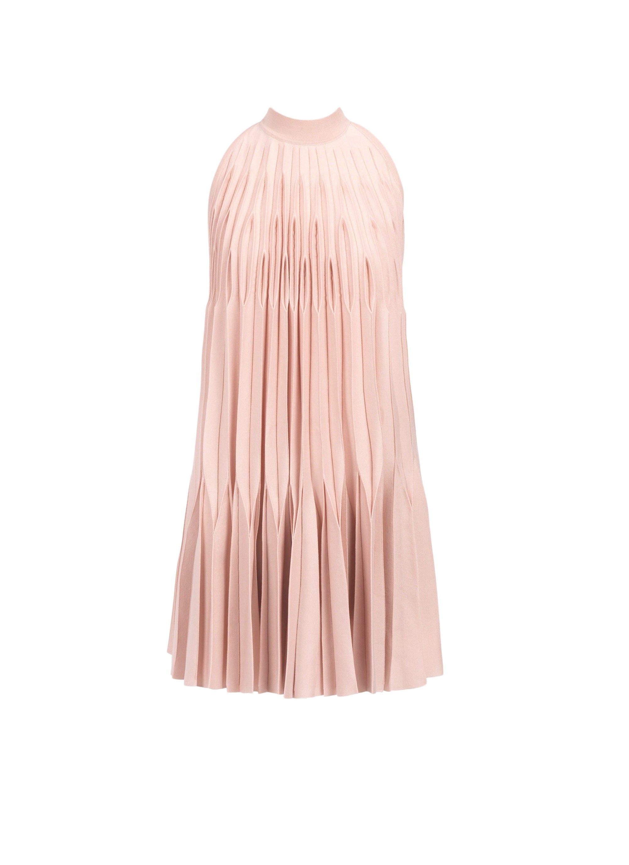 Robe trapèze en soie - Rose Chair