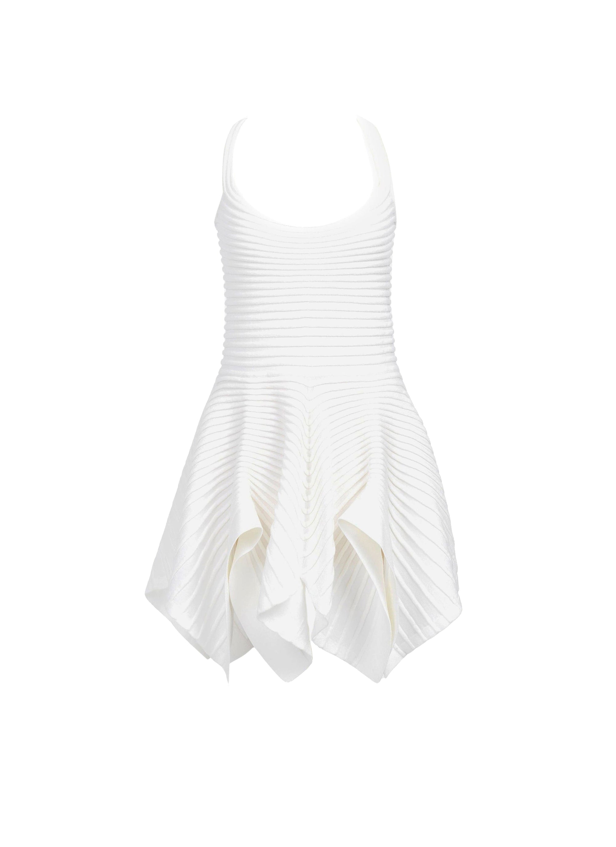 Robe ballerine à bretelles croisées - Blanc
