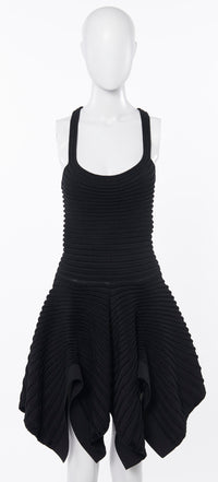 Robe ballerine à bretelles croisées - Noir Alaïa