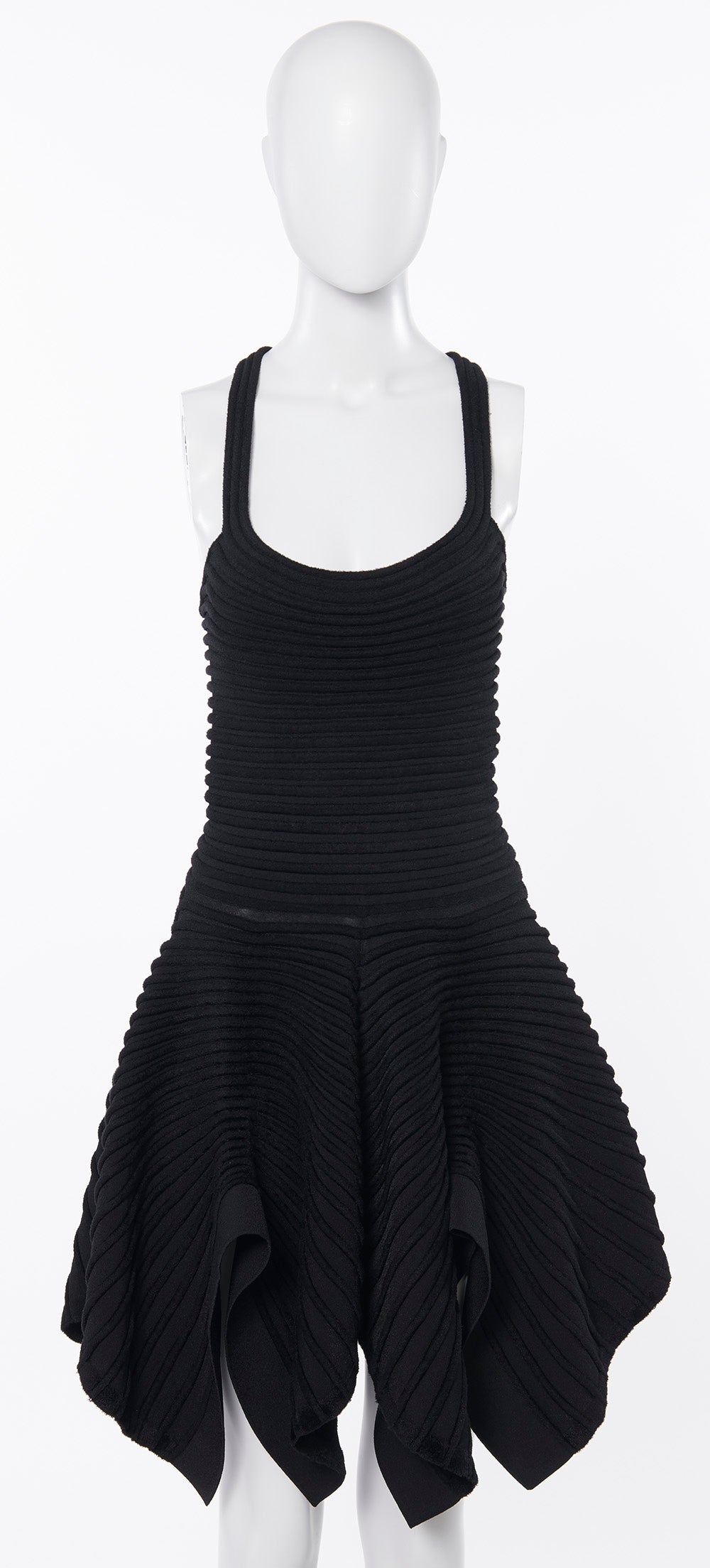 Robe ballerine à bretelles croisées - Noir Alaïa