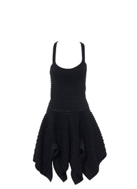 Robe ballerine à bretelles croisées - Noir Alaïa