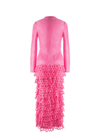Robe à col rond en laine mélangée - Candy