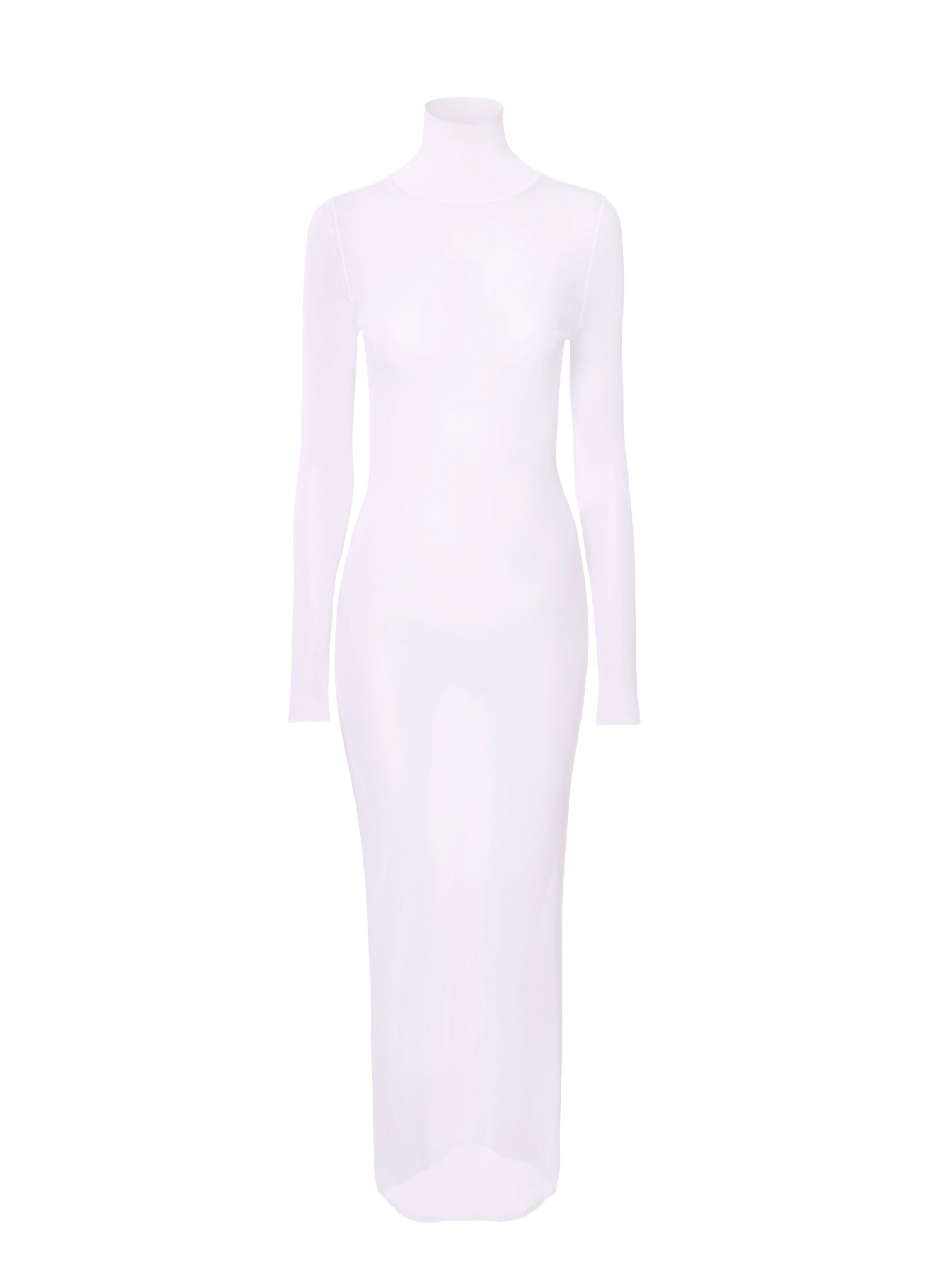 Sheer wrap dress - Lilac