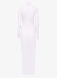 Sheer wrap dress - Lilac