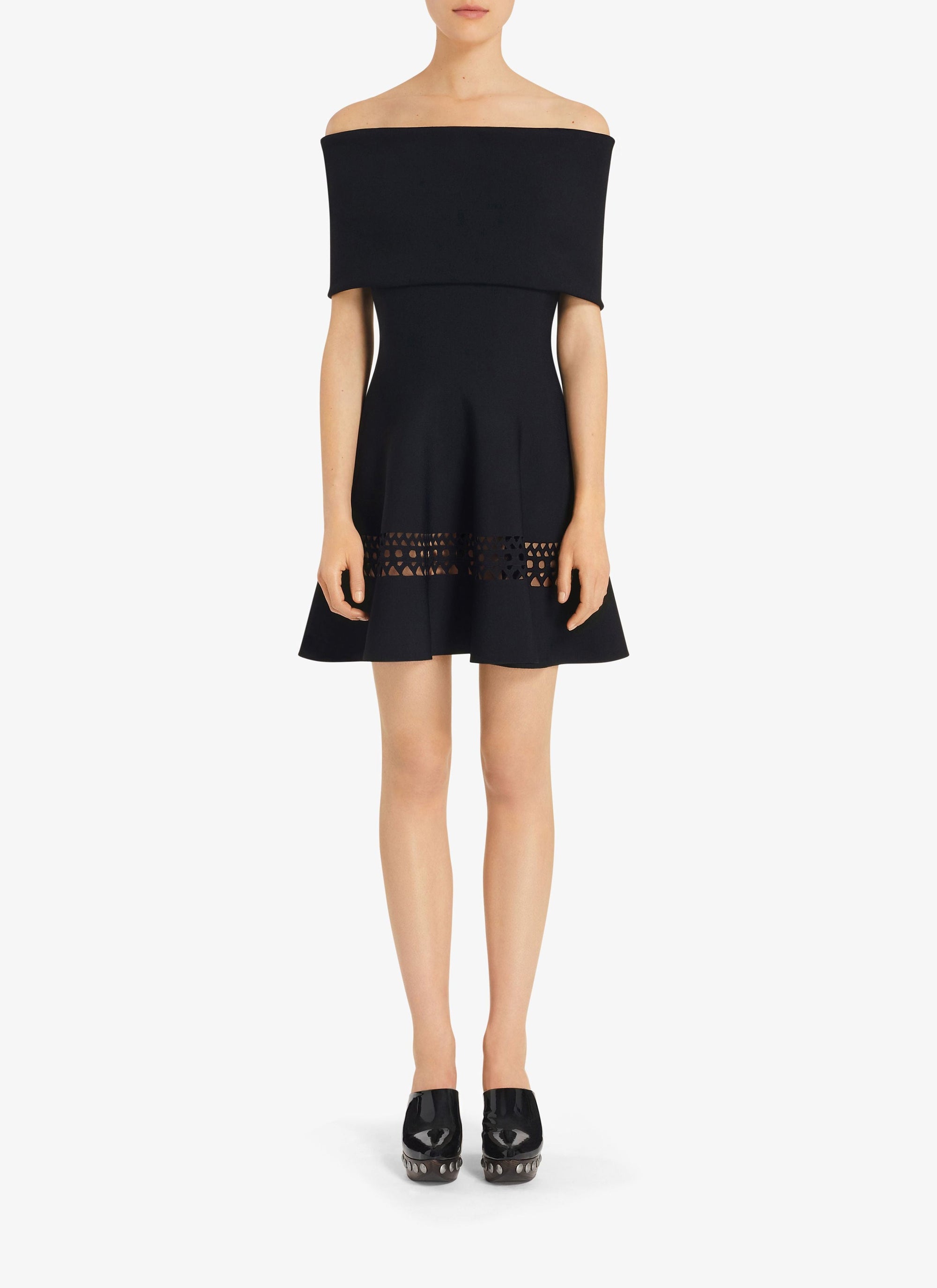 Robe patineuse Vienne - Noir Alaïa