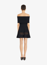 Robe patineuse Vienne - Noir Alaïa