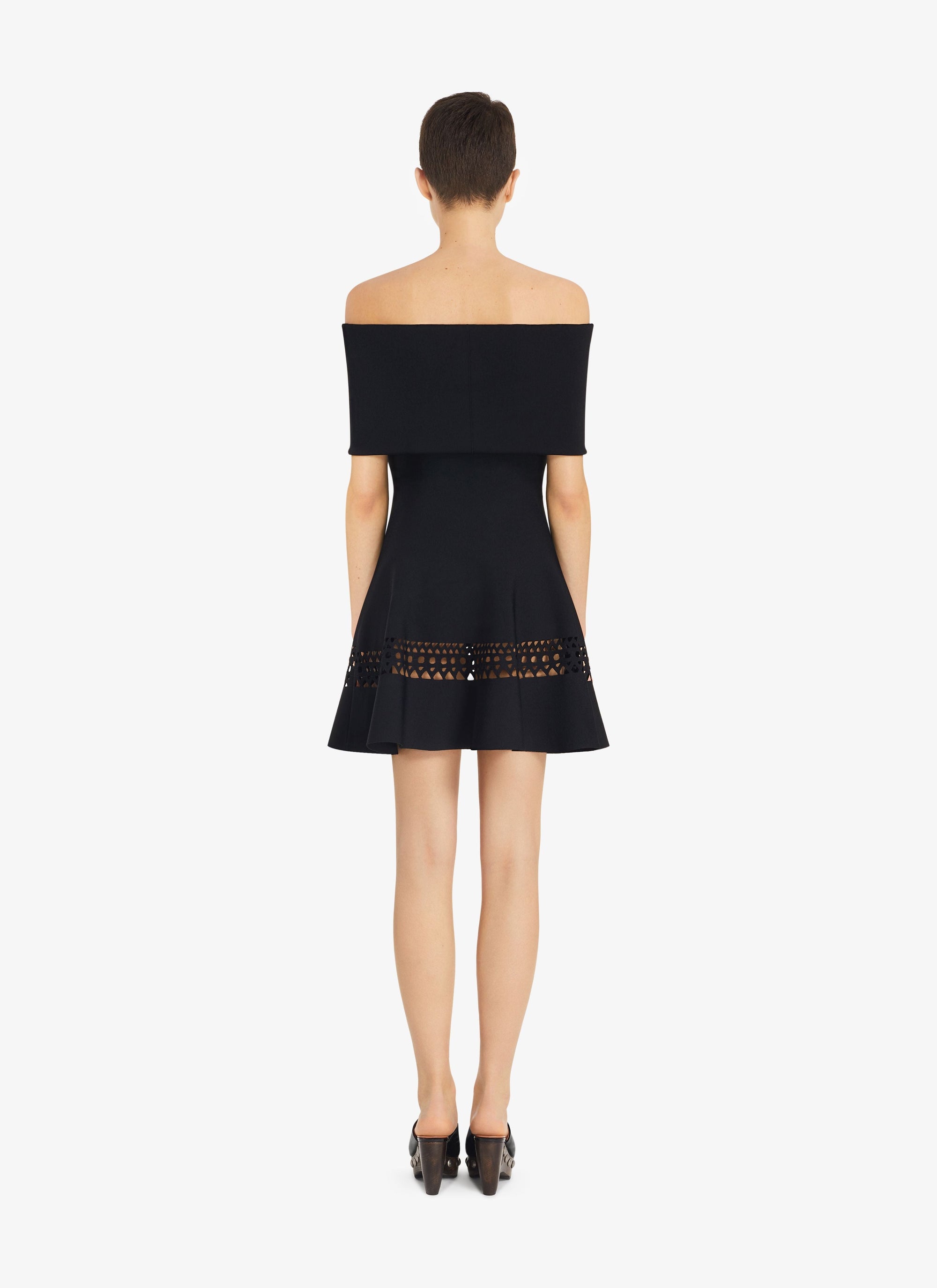 Robe patineuse Vienne - Noir Alaïa