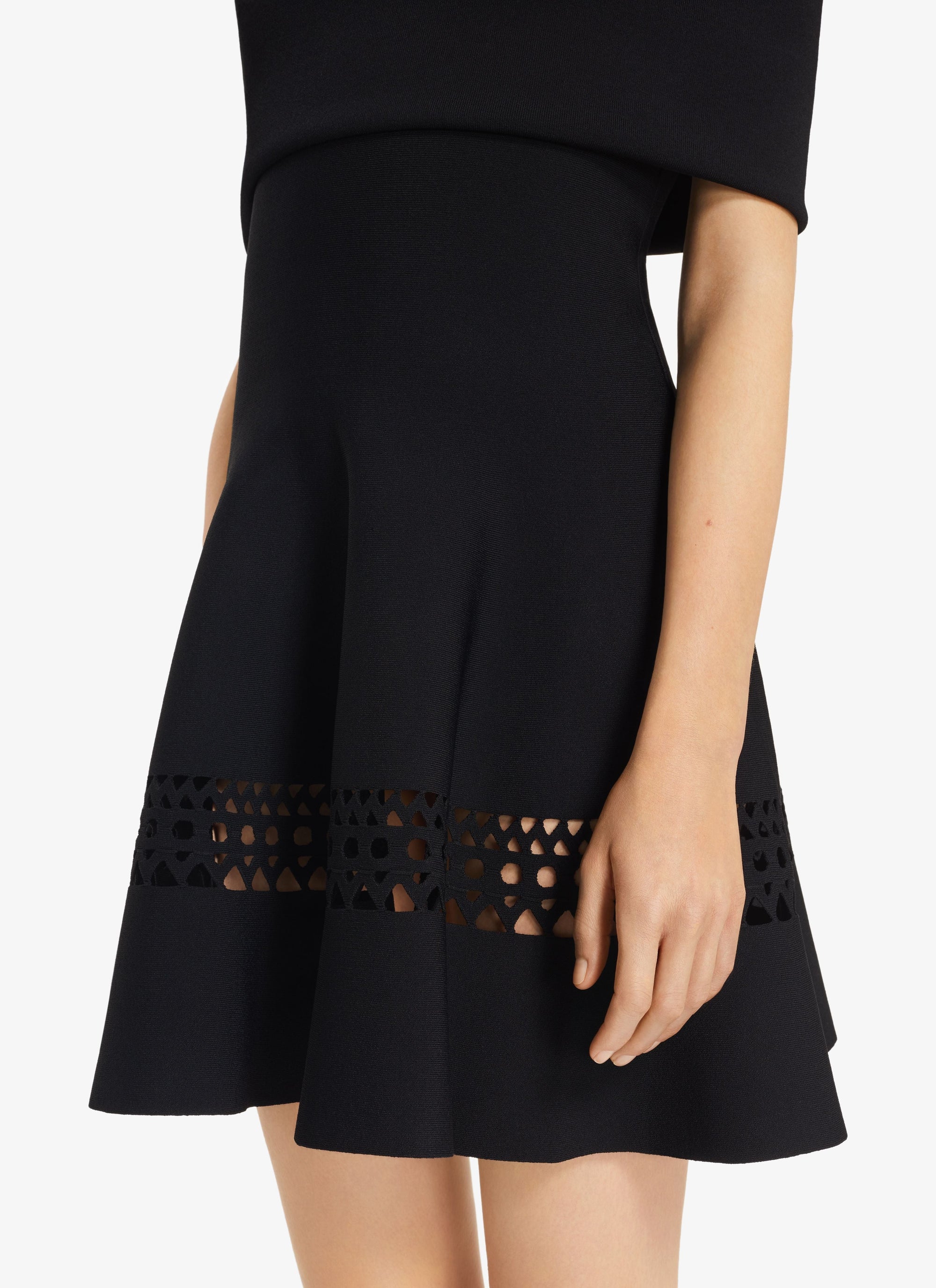 Robe patineuse Vienne - Noir Alaïa