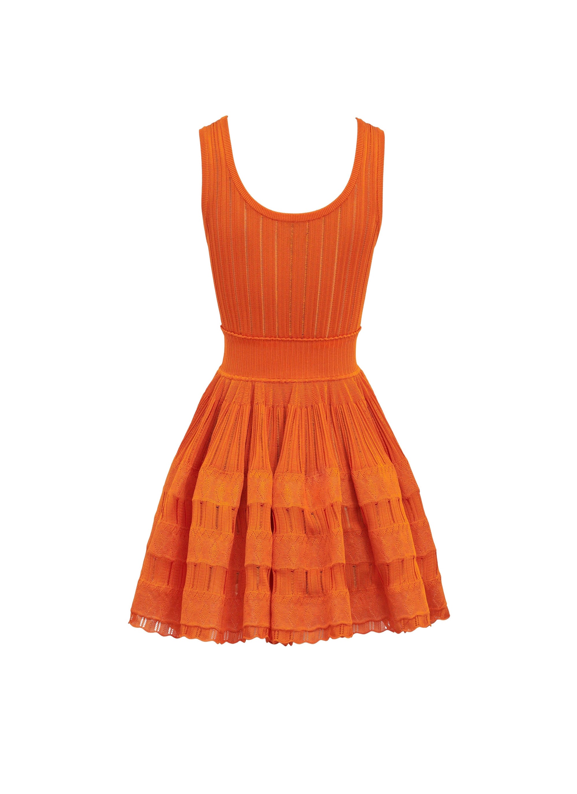 Robe patineuse fluide - Orange