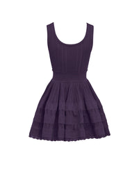 Robe patineuse fluide - Violine