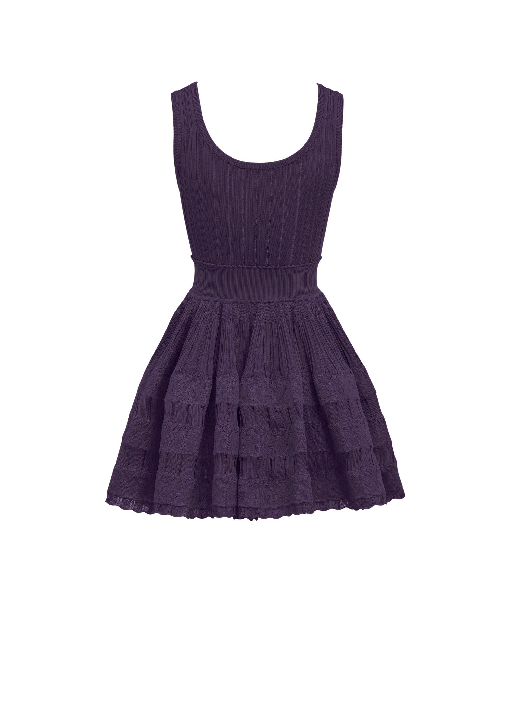 Robe patineuse fluide - Violine