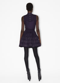 Robe patineuse fluide - Violine