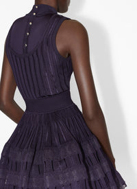 Robe patineuse fluide - Violine