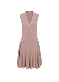 Robe courte sculptante - Nude Rose