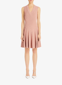 Robe courte sculptante - Nude Rose