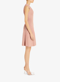 Robe courte sculptante - Nude Rose