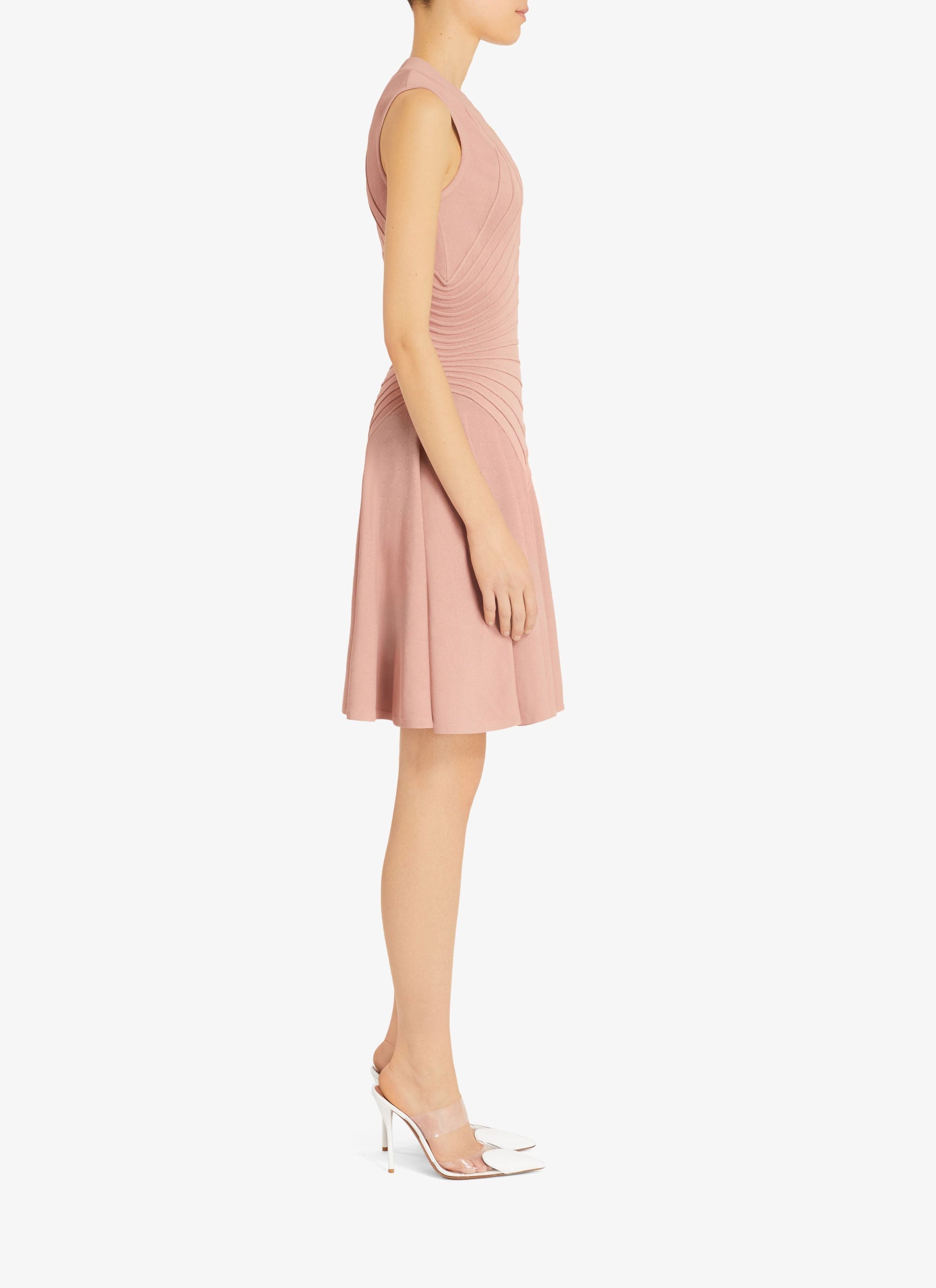 Robe courte sculptante - Noir Alaïa