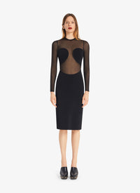 Sheer dress - Black Alaïa
