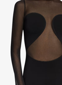 Sheer dress - Black Alaïa