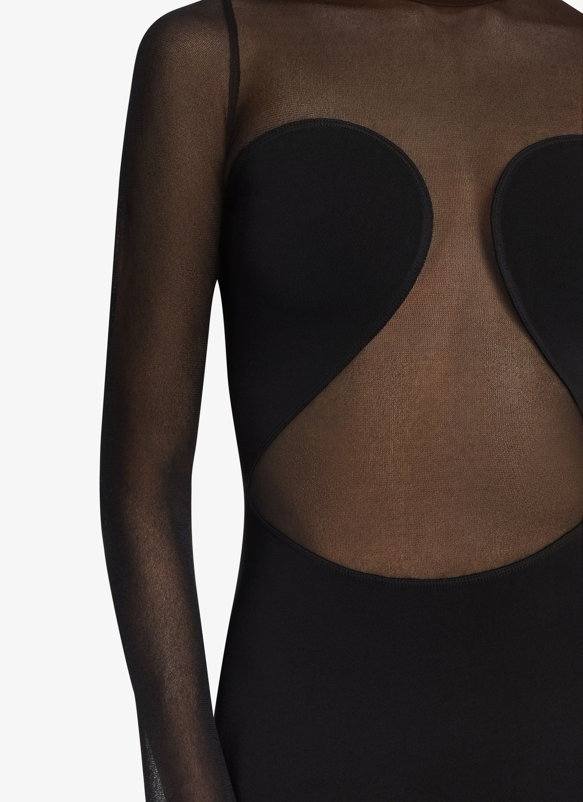 Sheer dress - Black Alaïa