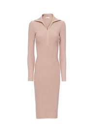 Robe Angie à zip - Nude Alaïa