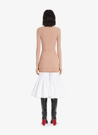 Robe Angie à zip - Nude Alaïa