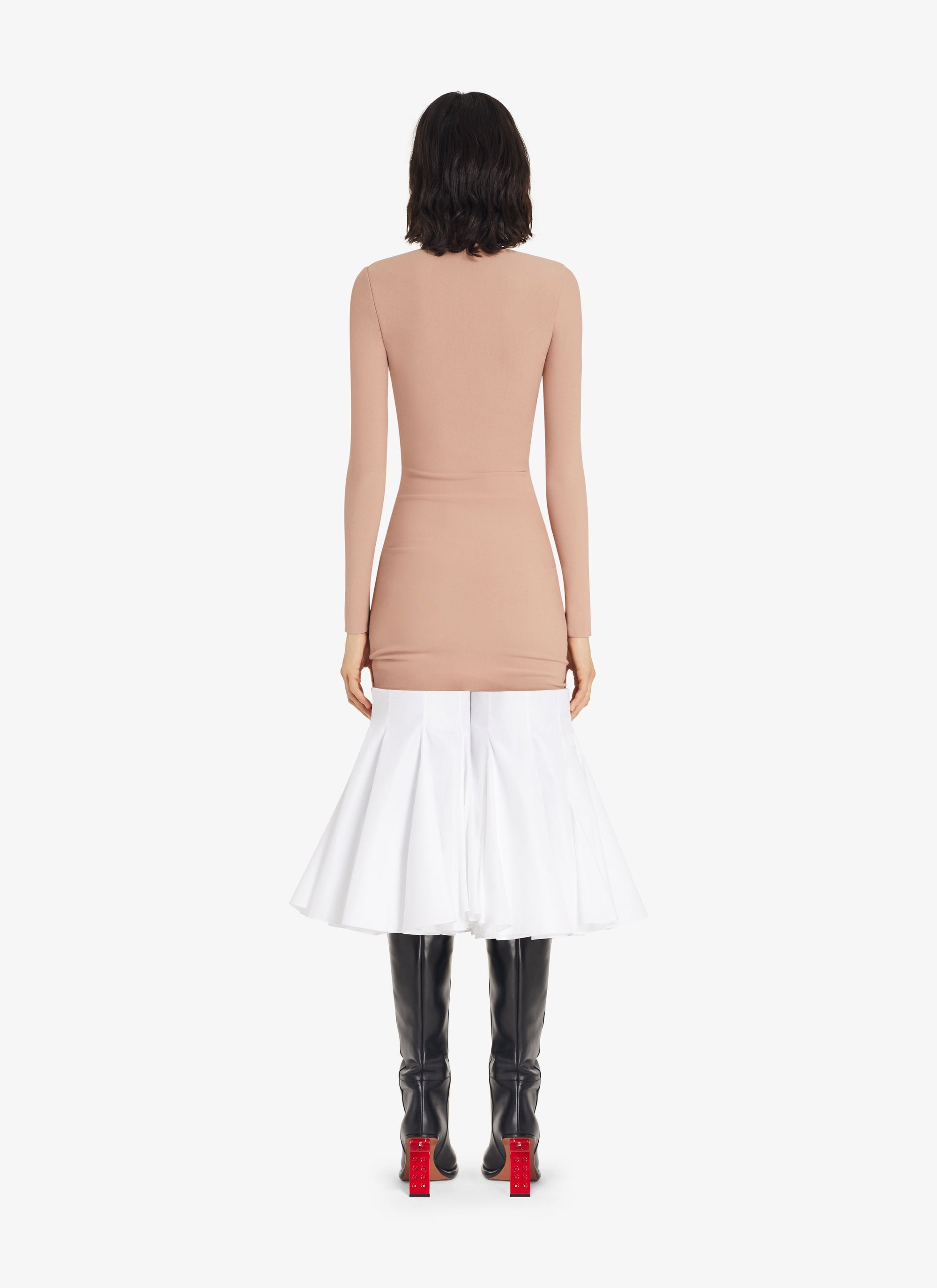 Robe Angie à zip - Nude Alaïa