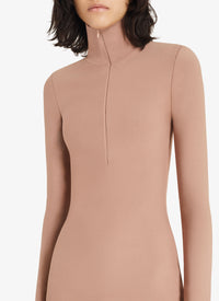 Robe Angie à zip - Nude Alaïa