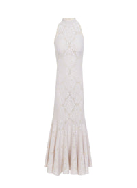 Robe longue Lingerie - Ivoire & Blanc