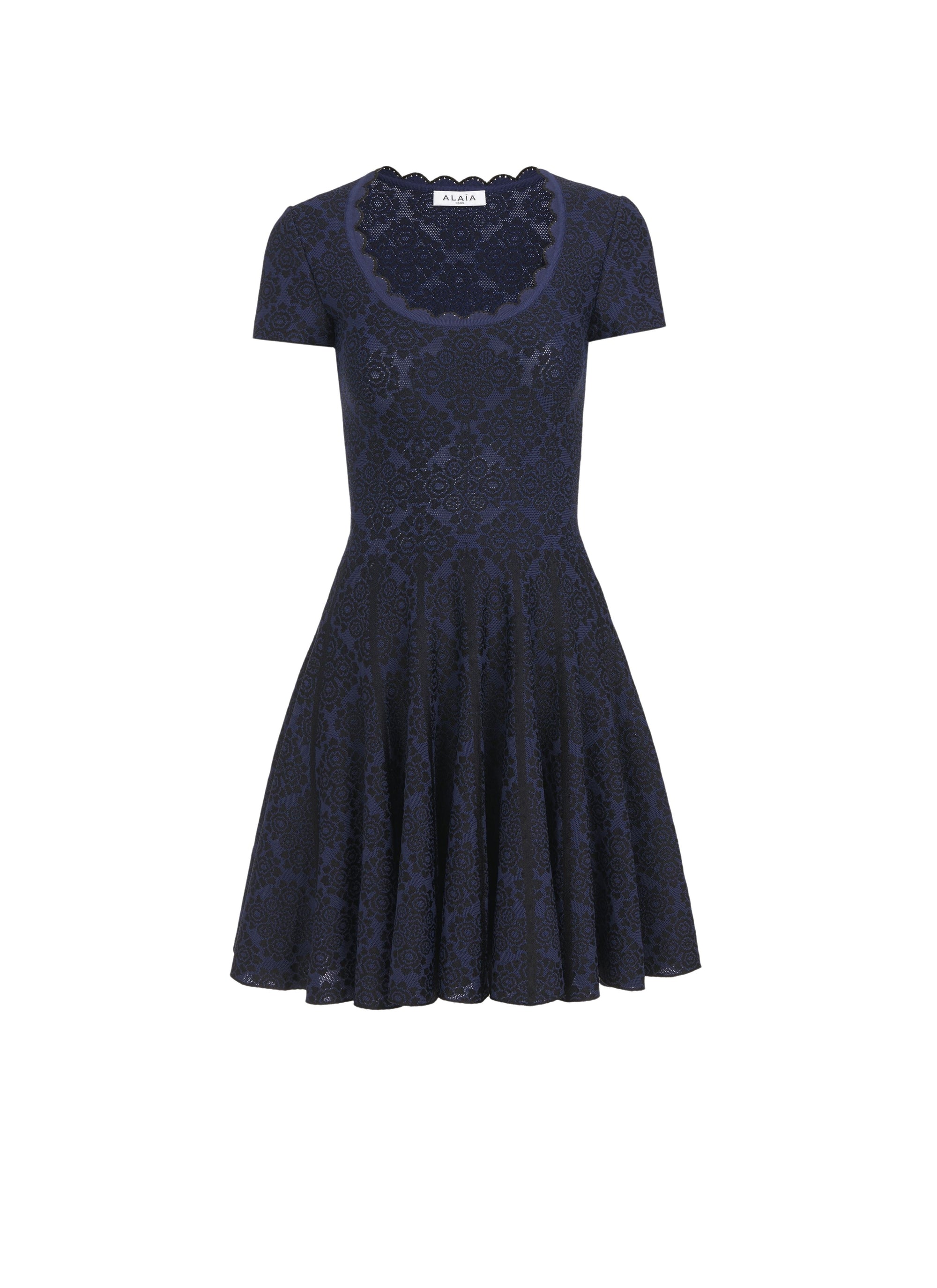 Robe patineuse Lingerie - Marine & Noir