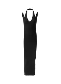 Robe tube côtelée - Noir Alaïa