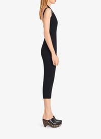 Robe tube côtelée - Noir Alaïa