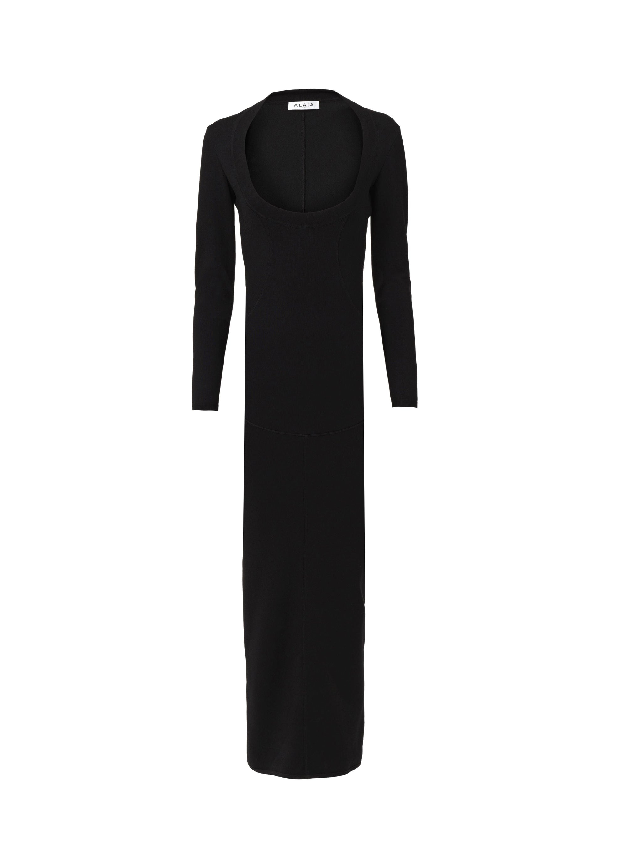 Fitted tube dress - Black Alaïa