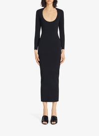 Fitted tube dress - Black Alaïa