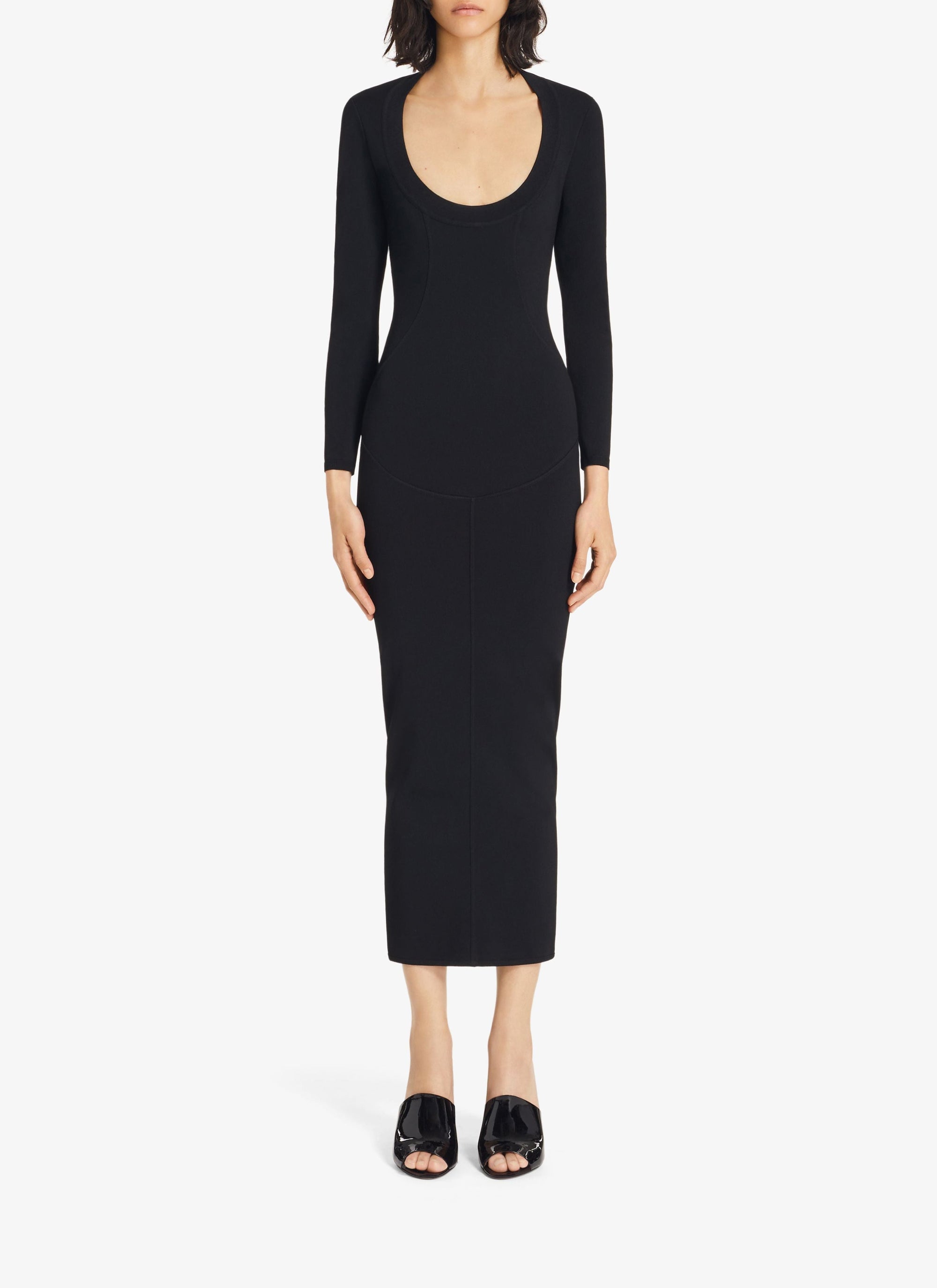 Fitted tube dress - Black Alaïa