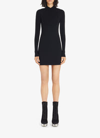 Robe ajustée en laine - Noir Alaïa