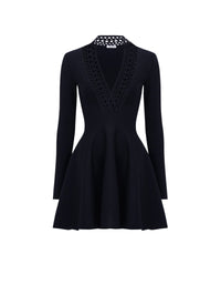 Robe patineuse Vienne - Noir Alaïa