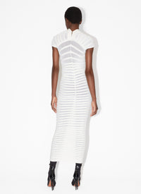 Sheer maxi dress - White