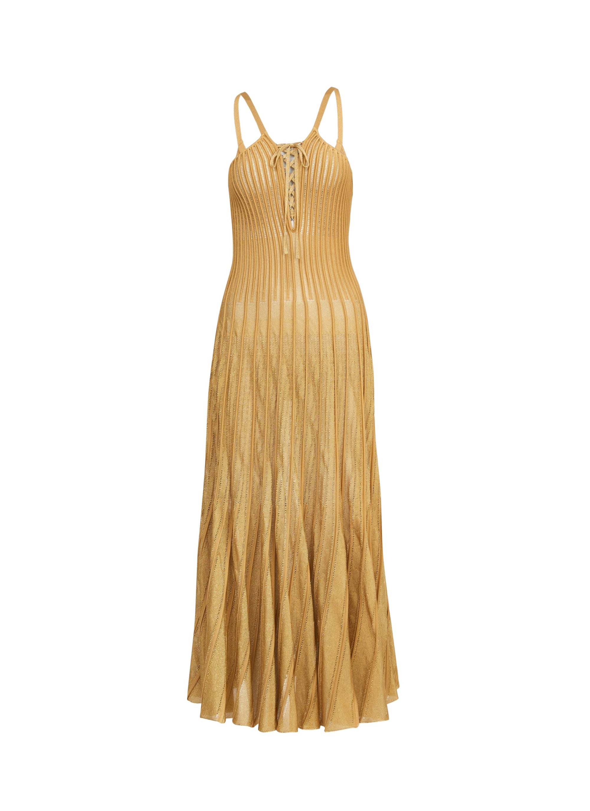 Lace dress - Gold