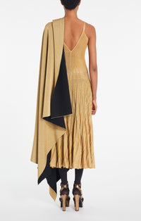 Lace dress - Gold