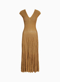 Lace dress - Gold