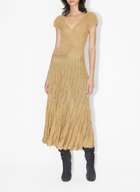 Lace dress - Gold